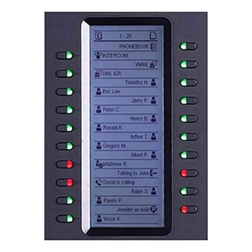 Grandstream Networks GXP2200EXT IP-Add-On-Modul Schwarz 20 Tasten
