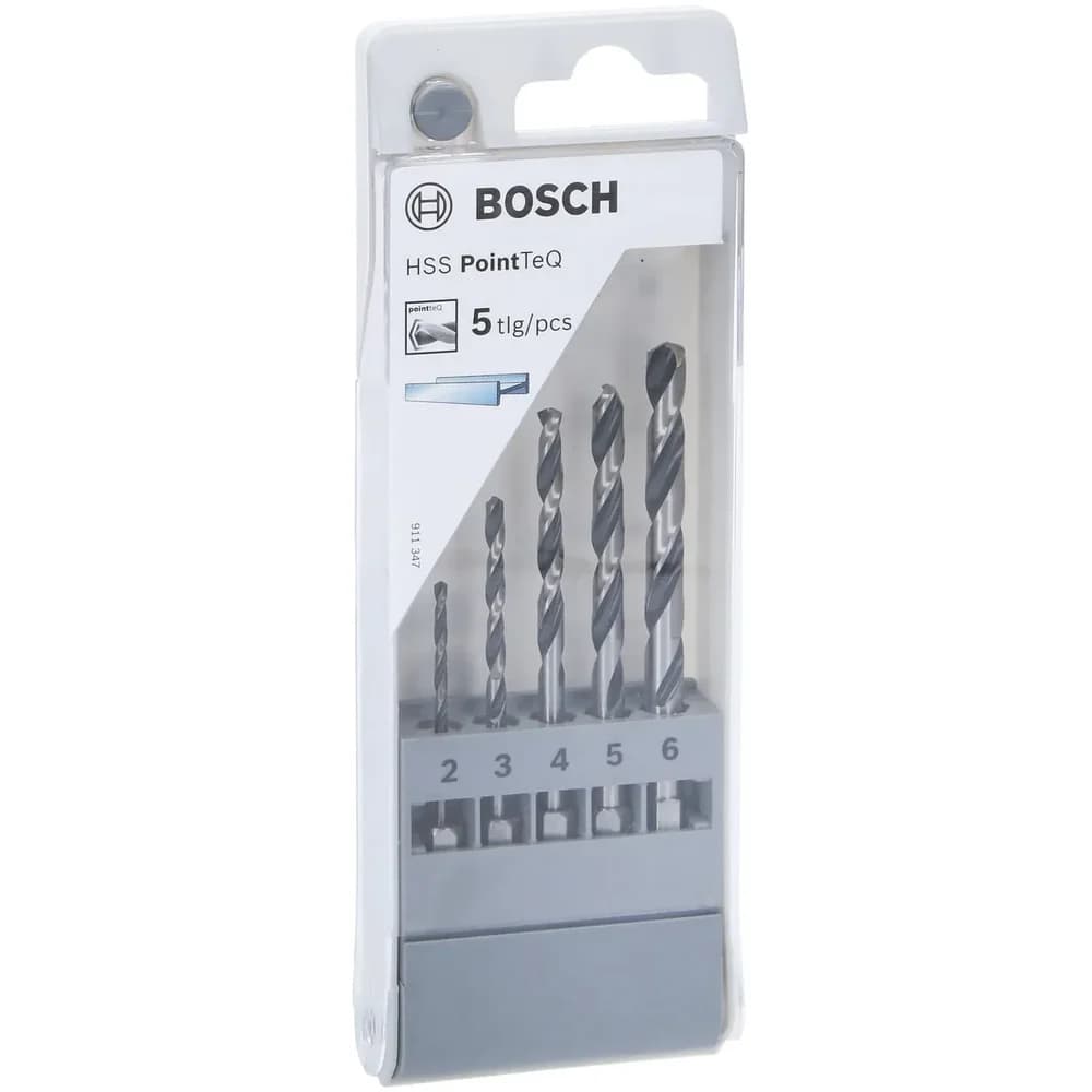 Bosch HSS PointTeQ Sechskantbohrer-Set 5tlg. 2/3/4/5/6 mm - 2607002825