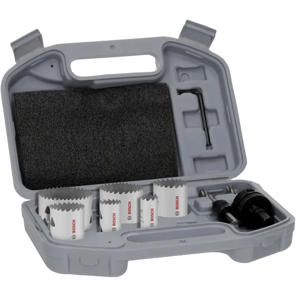 Bosch Multi Material Lochsägen-Set mit Gewinde 20; 25; 32; 38; 51; 64 x 40 mm - 2608594613