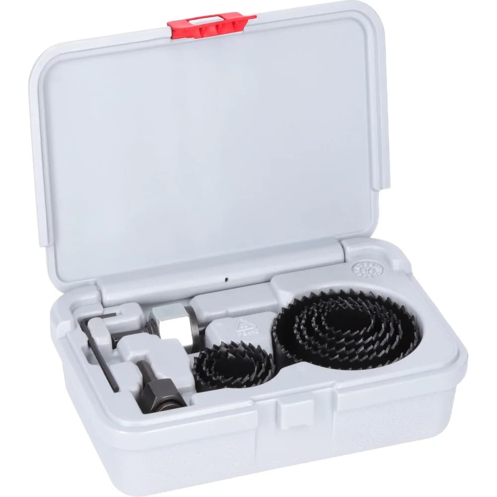 Bosch Wood and Drywall Lochsägen-Set mit Aufsteckhalter + Zentrierbohrer, 22-68x15 mm