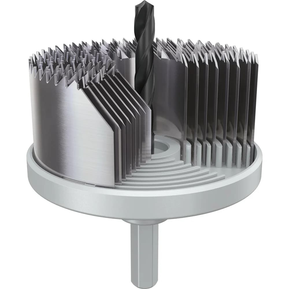 Bosch Wood and Drywall Lochsägen-Set mit Aufsteckhalter, 25/32/38/44/51/57/63/68x28 mm