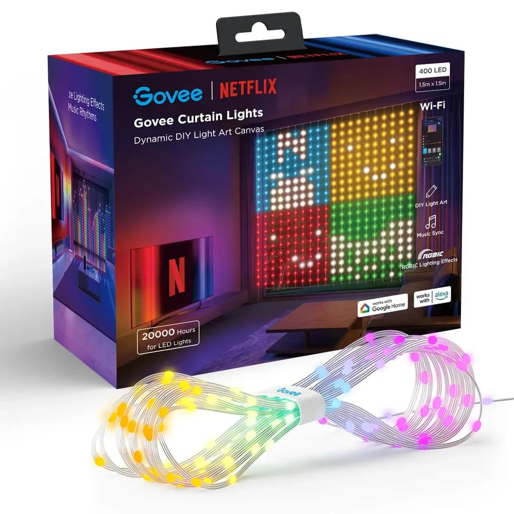 Govee Curtain Light Netflix WIFI & Bluetooth