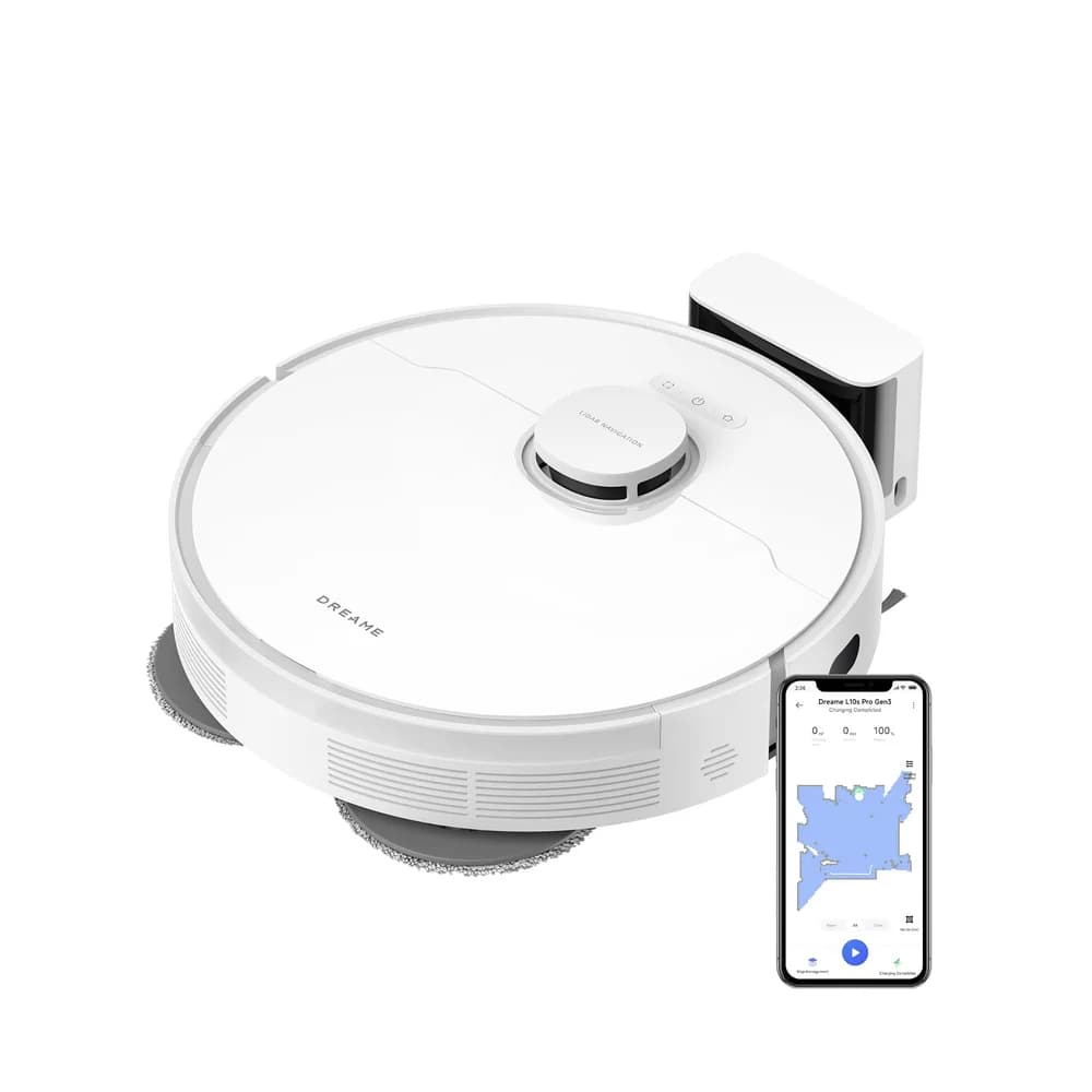 Dreame L10s Pro Gen 3, Staubsauger Roboter, Weiss