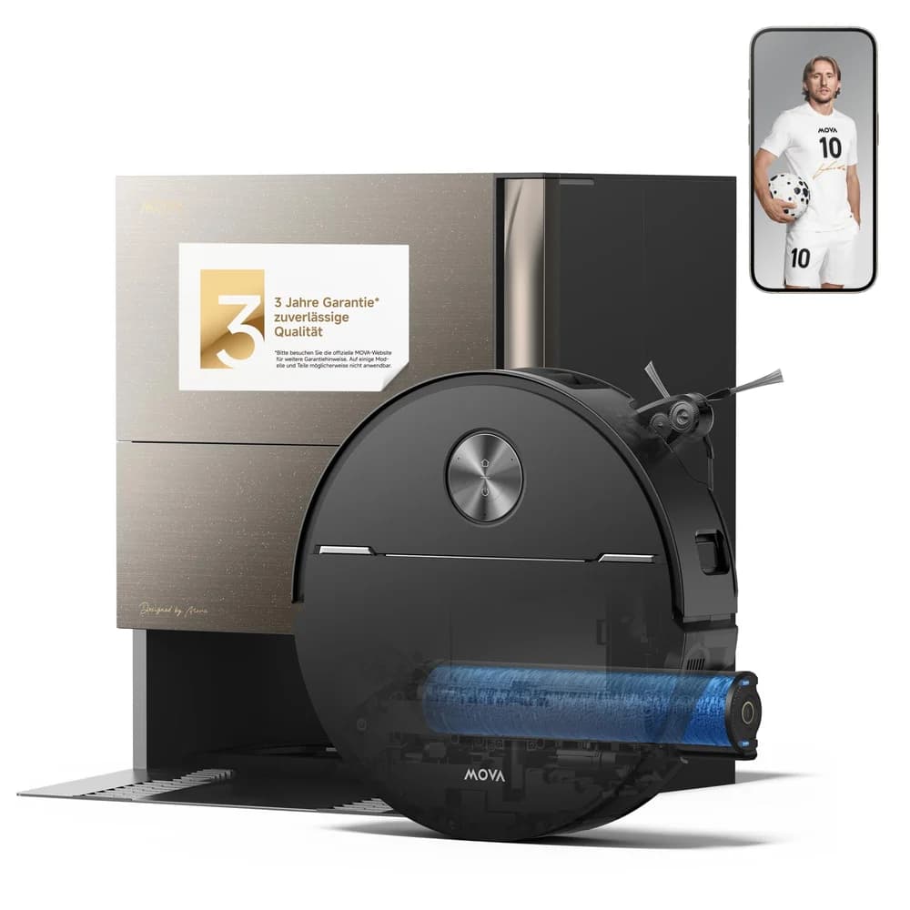 Mova Z70 Ultra Roller Complete Saugroboter mit Wischfunktion 36.000 Pa schwarz