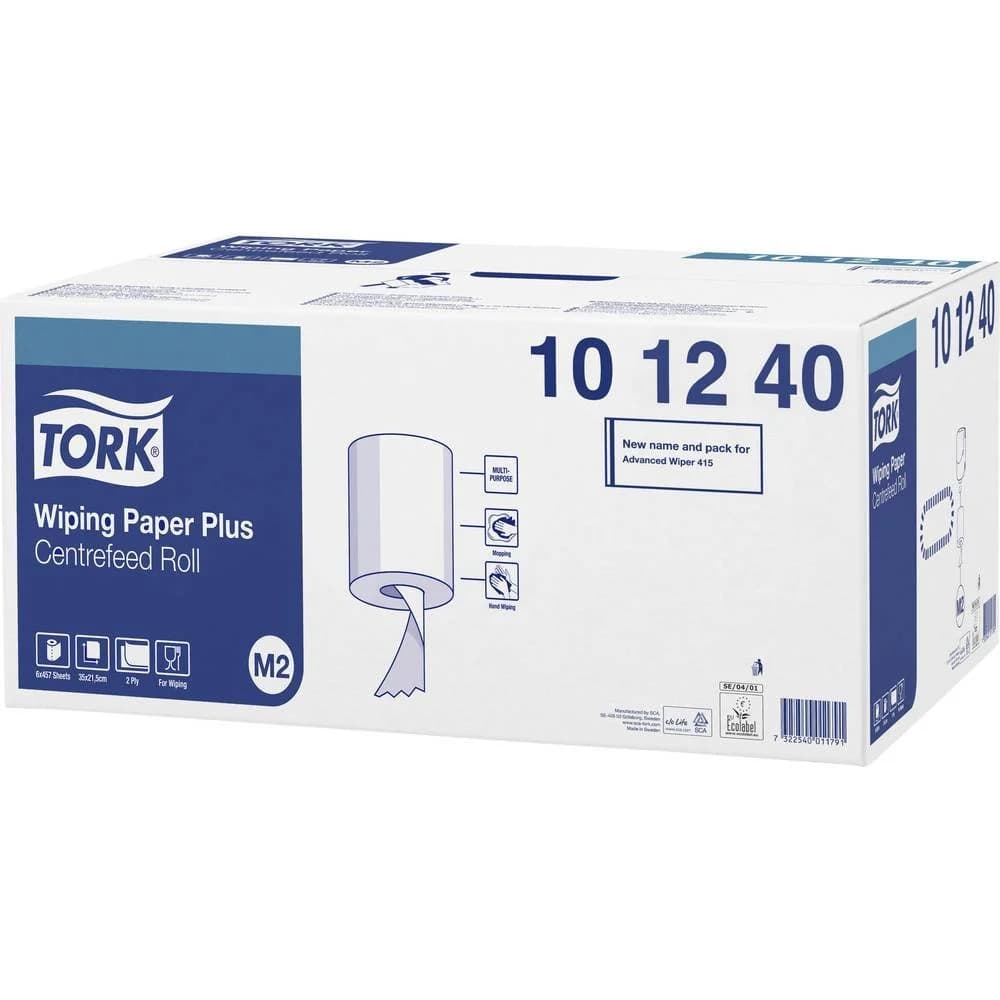 TORK Putztuchrollen 2-lagig hochweiß