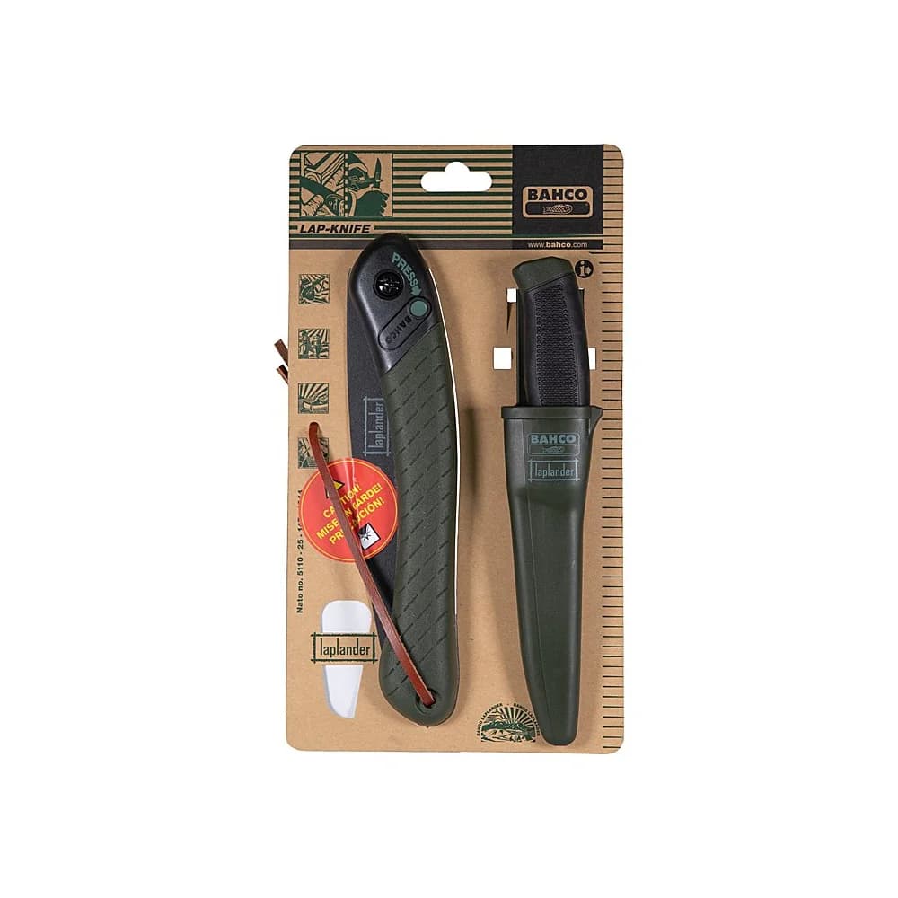 Bahco Laplander Astsäge 396-LAP + Mora Profi Jagdmesser 2444-LAP