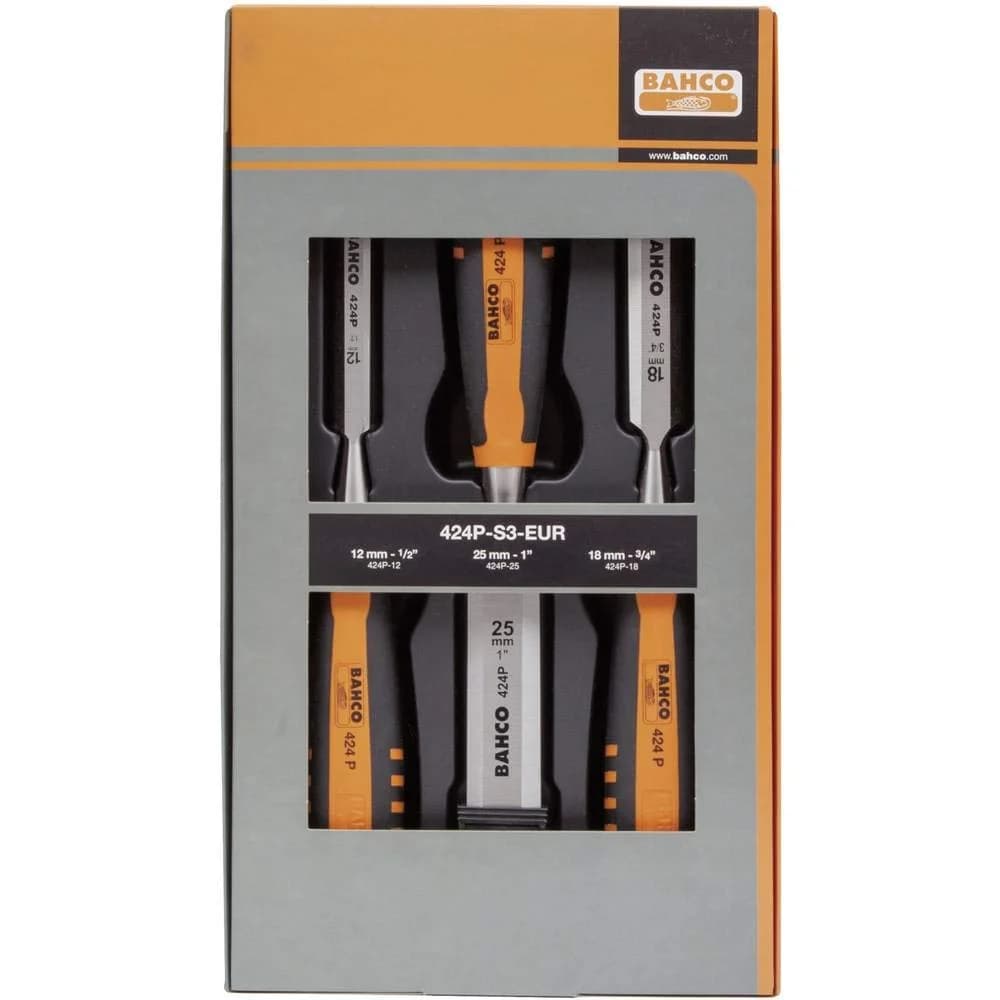 Bahco Stechbeitel-Satz 3-teilig 424P-S3-EUR