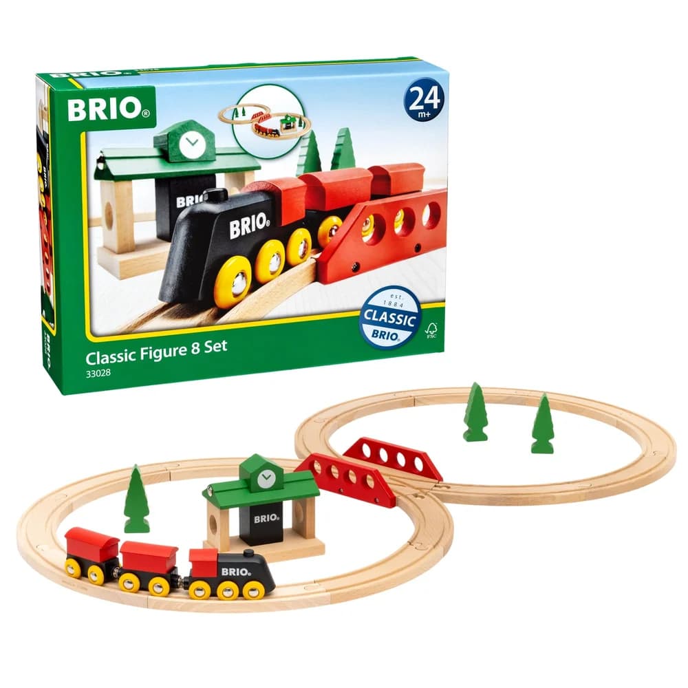 BRIO 63302800 BRIO Classic Railway - Bahn Acht Set