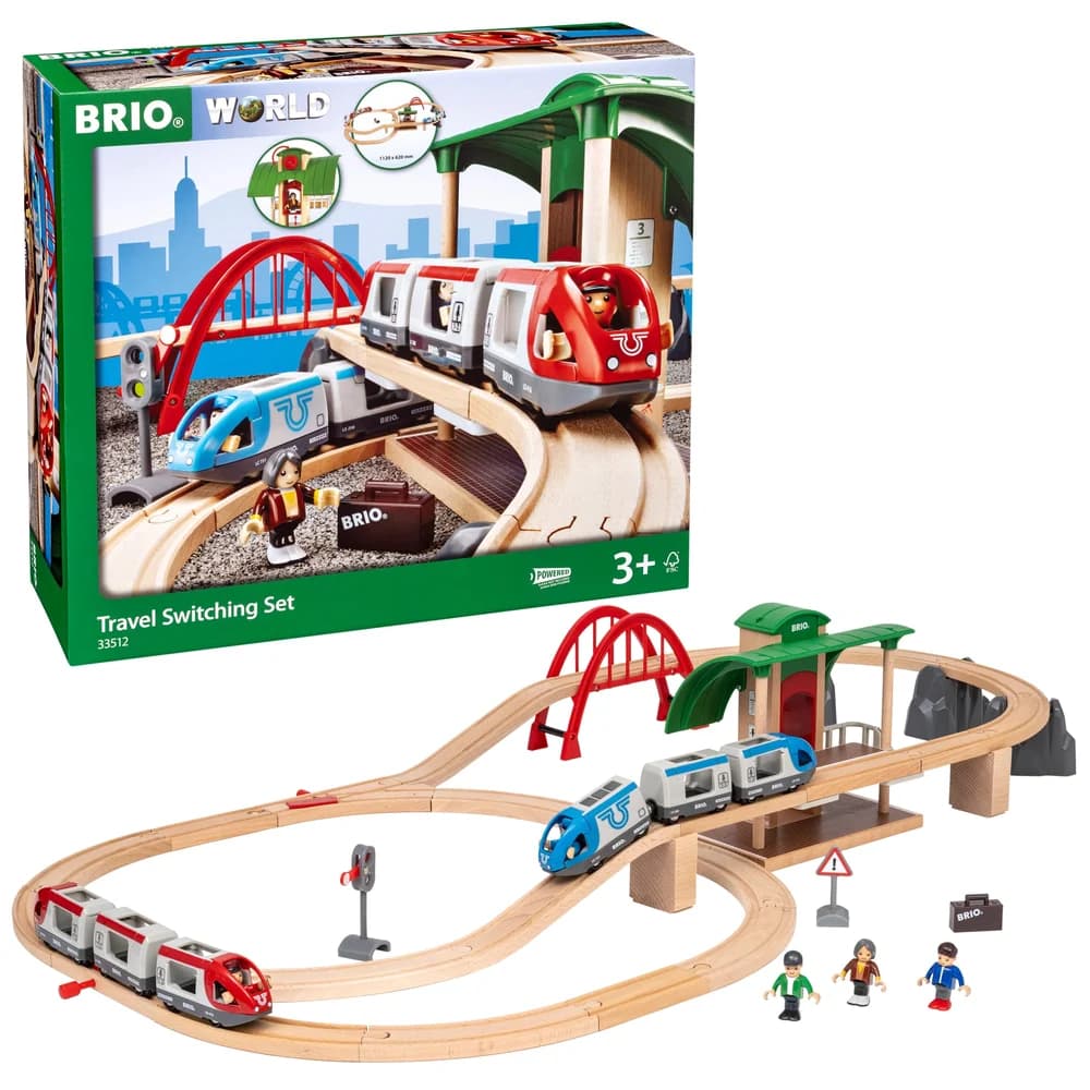 BRIO World - 33512 Großes Bahn Reisezug Set