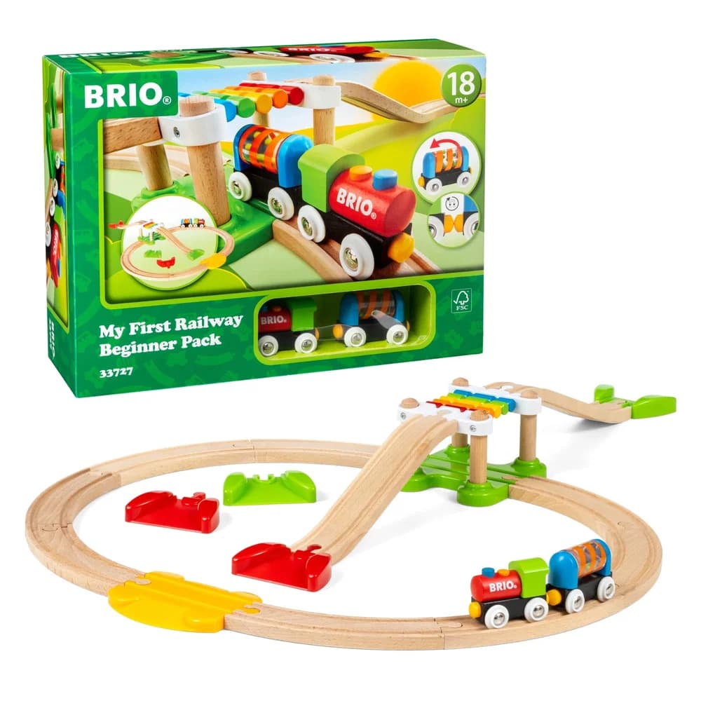 BRIO® Spielzeugeisenbahn-Erweiterung Mein erstes Bahn Spiel Set