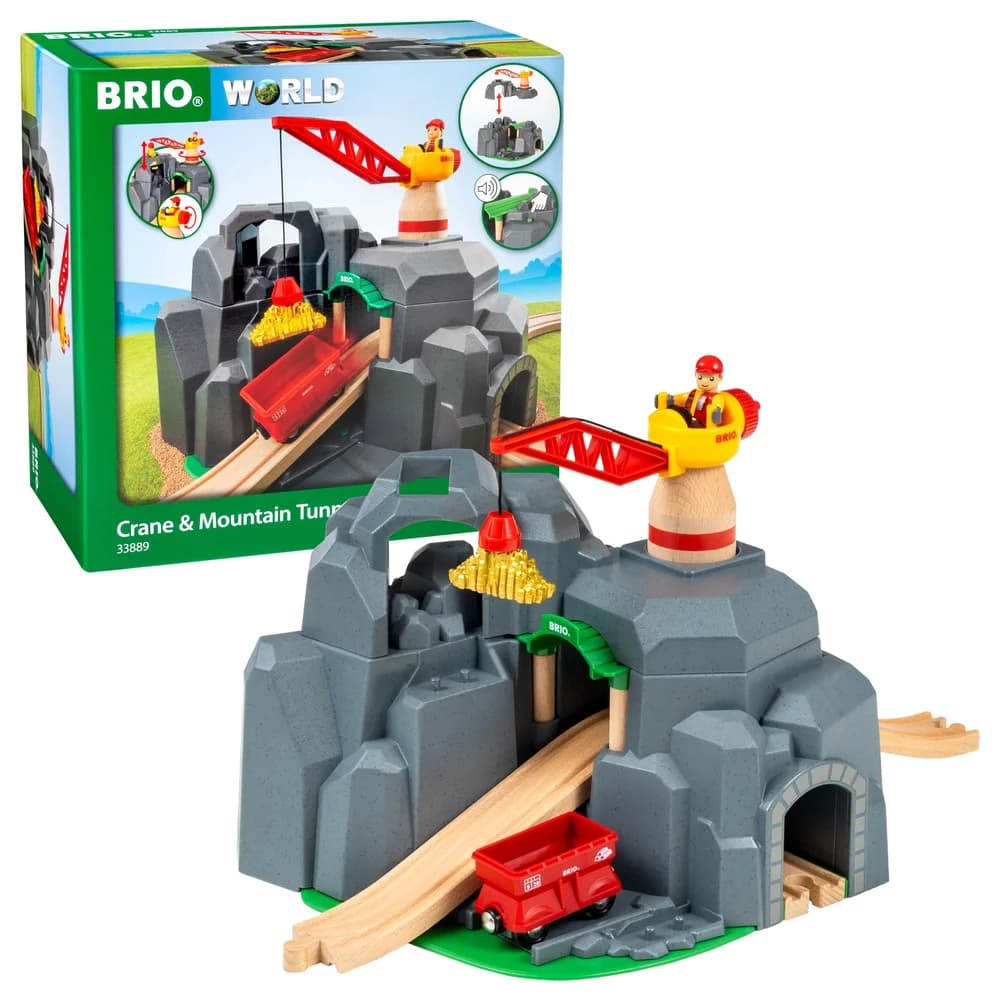 BRIO 63388900 BRIO World - Große Goldmine mit Sound-Tunnel