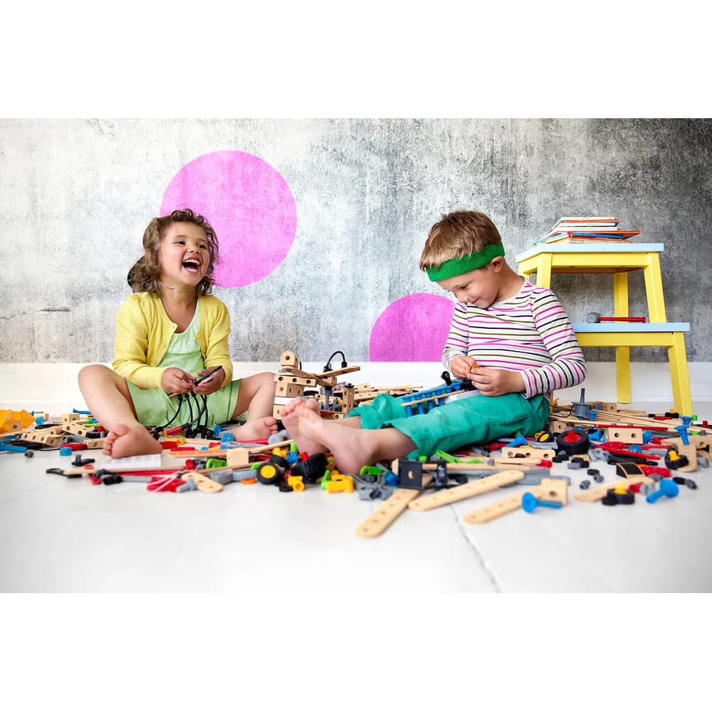 BRIO 63459500 BRIO Builder - Nachziehmotor-Konstruktionsset