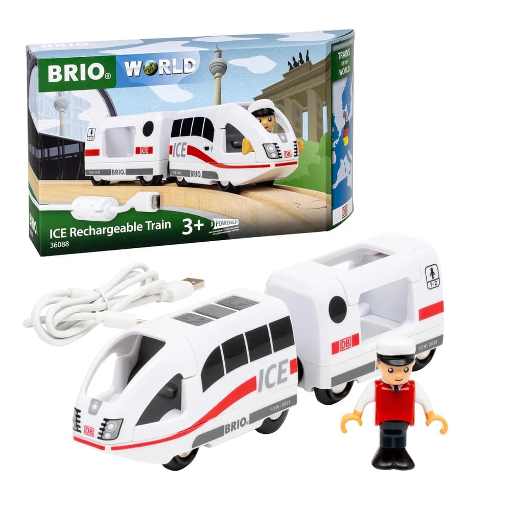 BRIO 63608800 BRIO World - ICE Akkureisezug