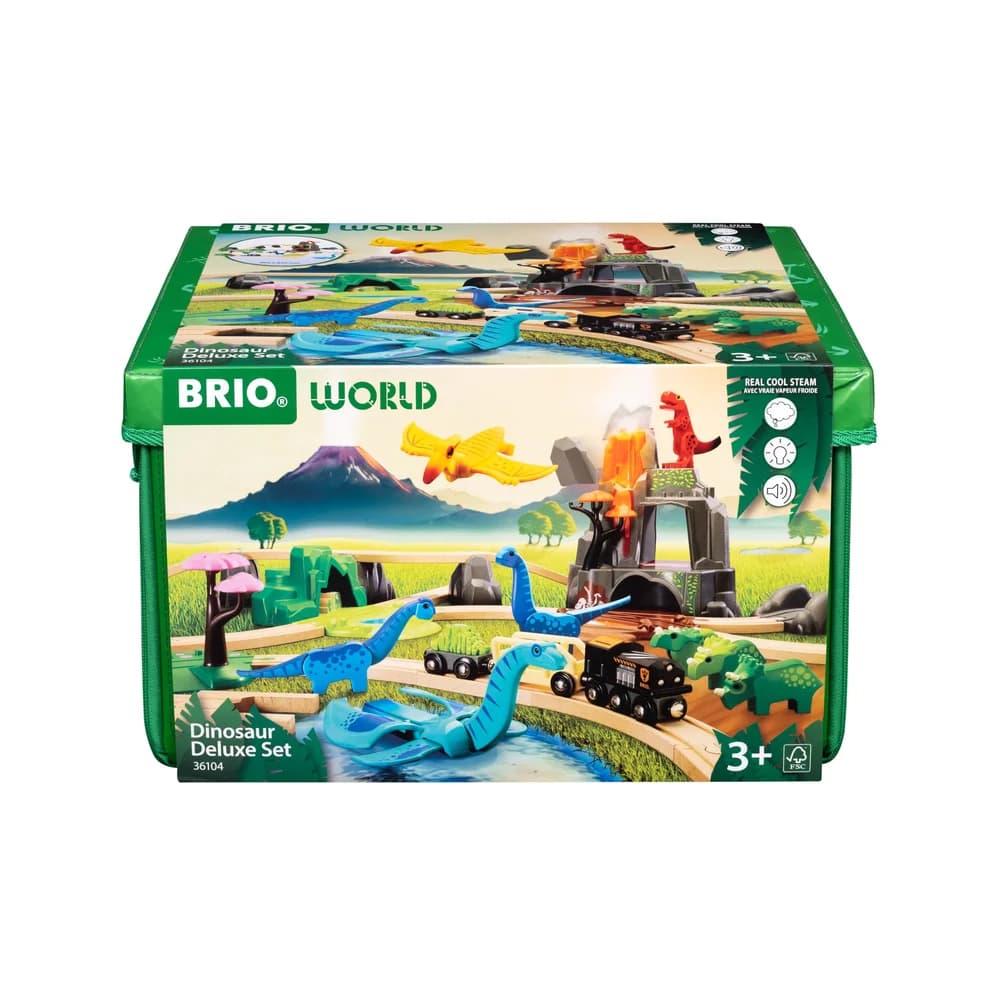 BRIO 63610400 BRIO World - Dinosaurier Deluxe Set