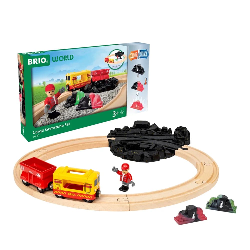 BRIO® Spielzeug-Eisenbahn World Eisenbahn Güterzug-Set mit Farbwechsel 36130