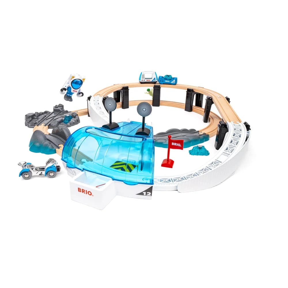 BRIO® Spielzeug-Eisenbahn World Eisenbahn Großes Weltraumstations-Set 36155