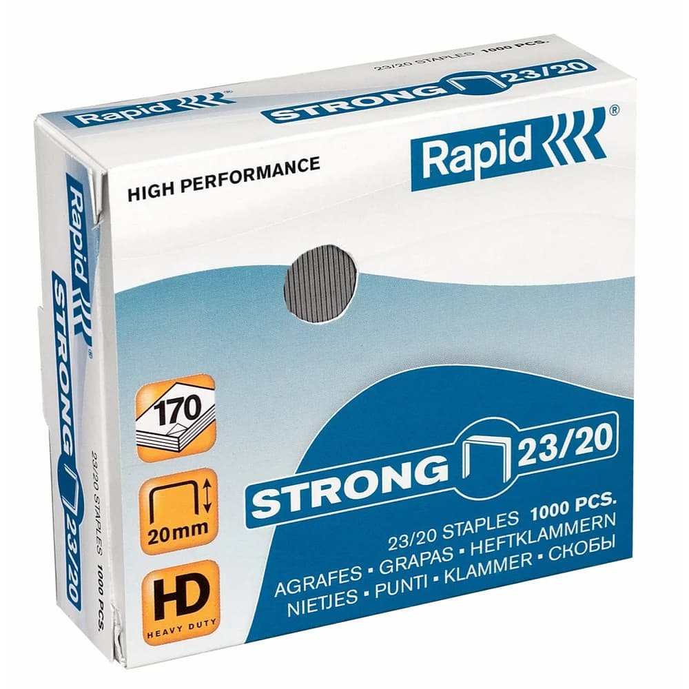 Rapid Heftklammer Strong 24870400 23/20 1.000 St./Pack.
