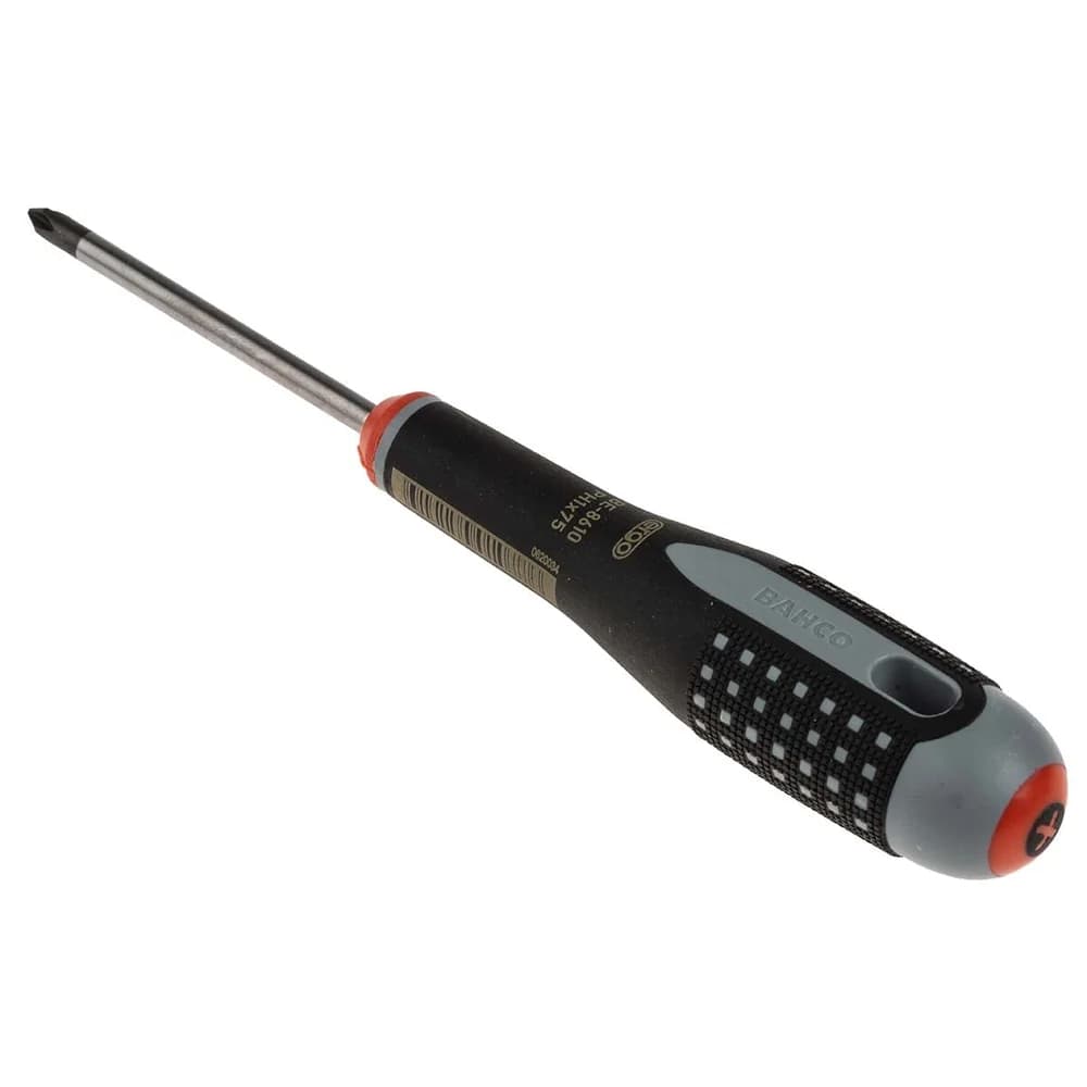 BAHCO ERGO™ Phillips-Schraubendreher mit 3-Komponenten-Griff, PH1 × 75 mm, 27 mm