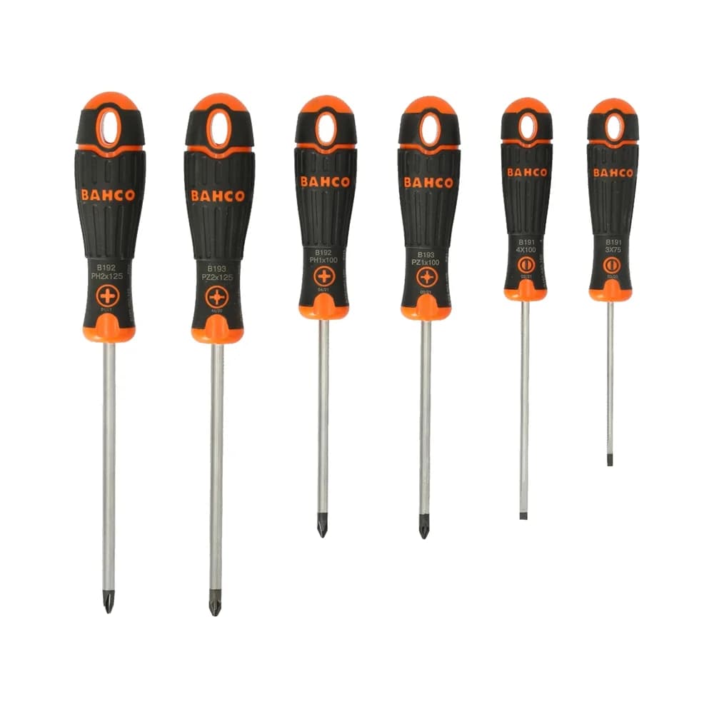 BAHCO Schraubendreher Schraubendreher-Satz, Fit,6tlg B219.026