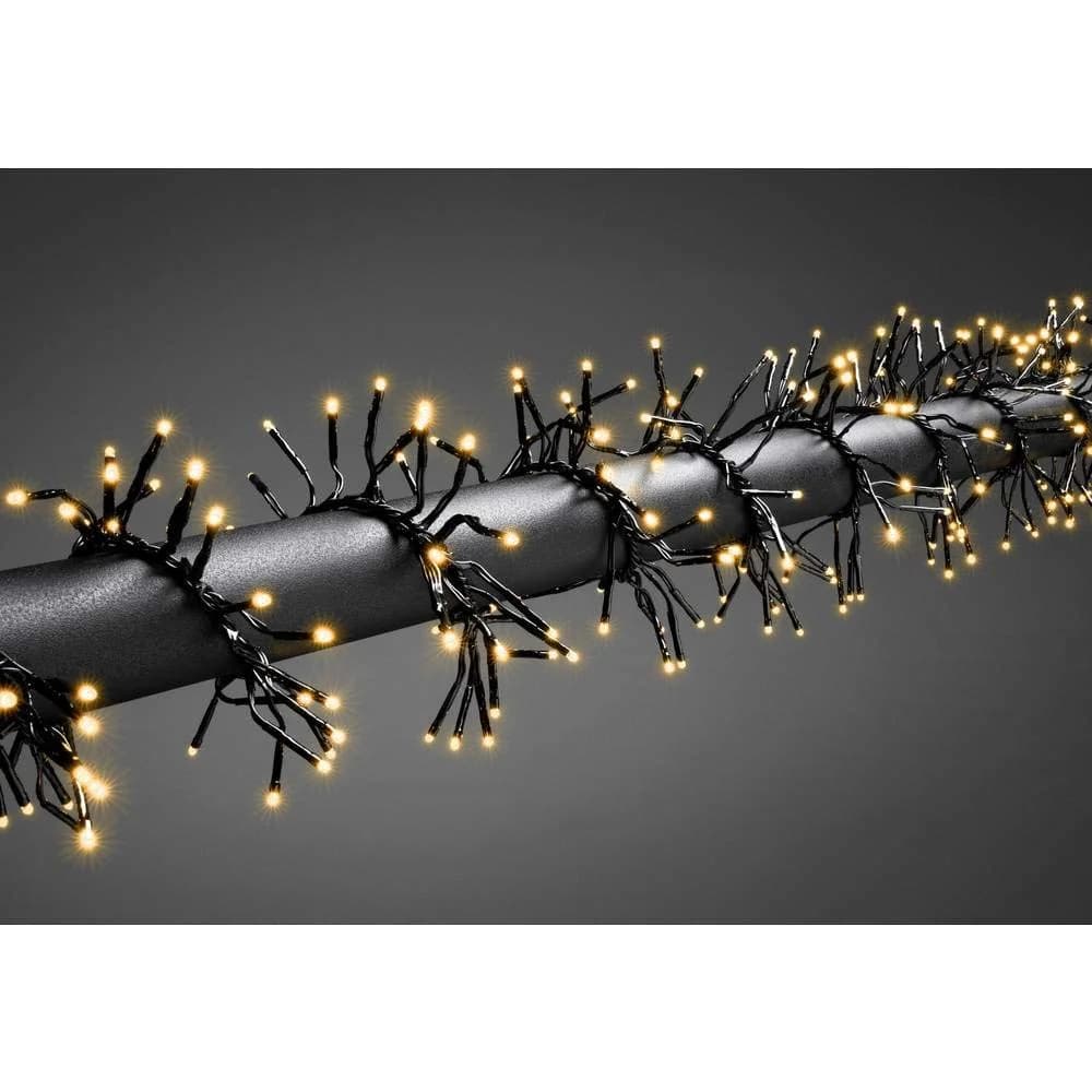 Konstsmide Micro LED Lichterkette 'Cluster' außen 6563-870 960 bernsteinf. LED App gesteuert