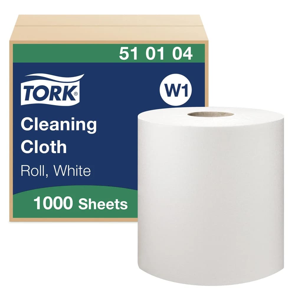 Tork 510104 Reinigungstücher W1, 1-lagig, 380 Meter 1 Rolle