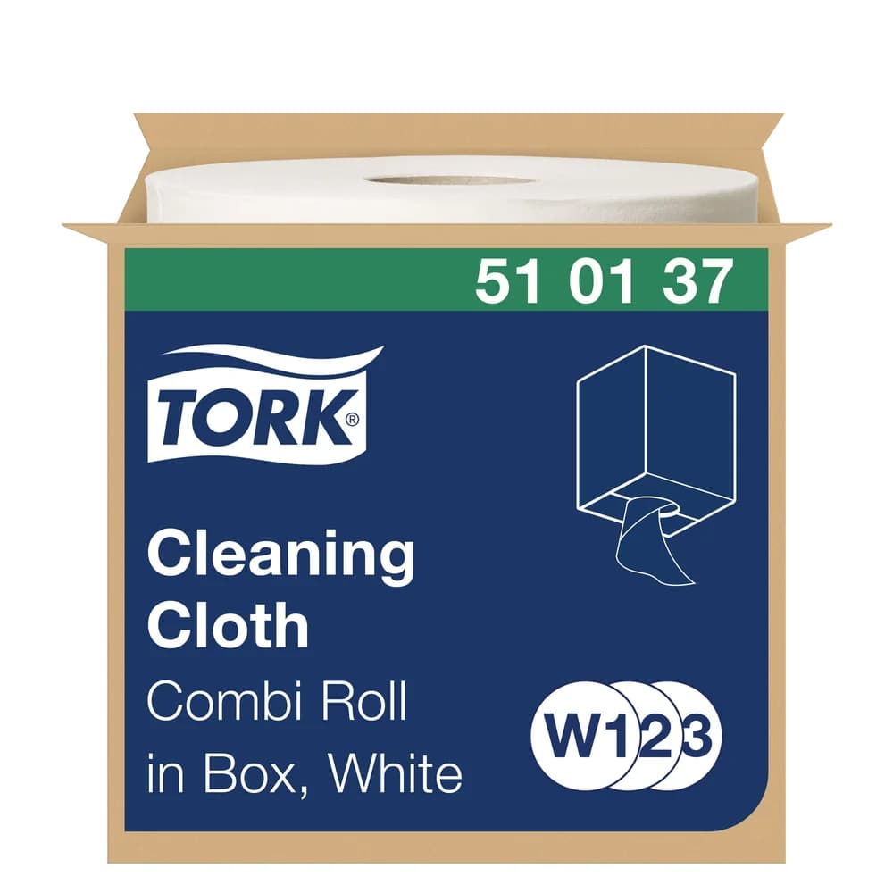 Tork Reinigungstücher Weiß W1/2/3, Wiederverwendbar, 1 × 400 Tücher, 510137