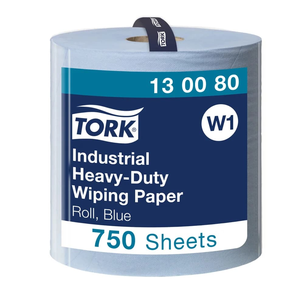 TORK Putztuchrolle 3-lagig blau
