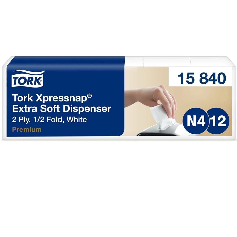 Tork Xpressnap® Taschentuchservietten Extra Weich Weiß-4000sdt