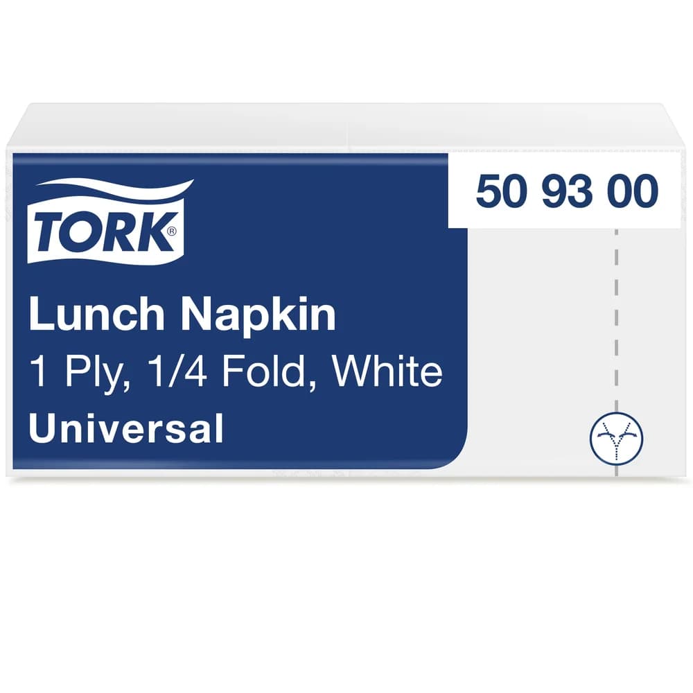 Tork Servietten 1-lagig Papier Weiß 33 x 33 cm 8 Stück à 500 Blatt