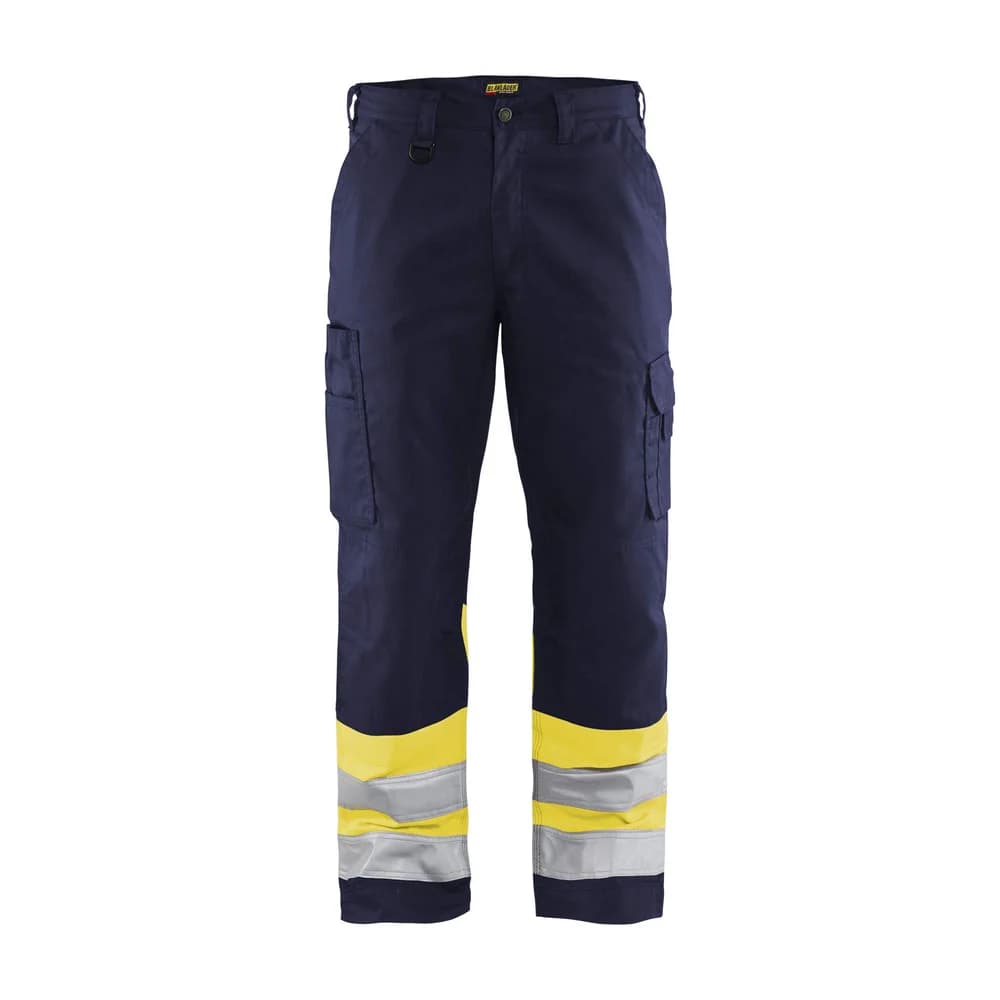 Warnschutz Bundhose "1564" - C50 - marine/gelb