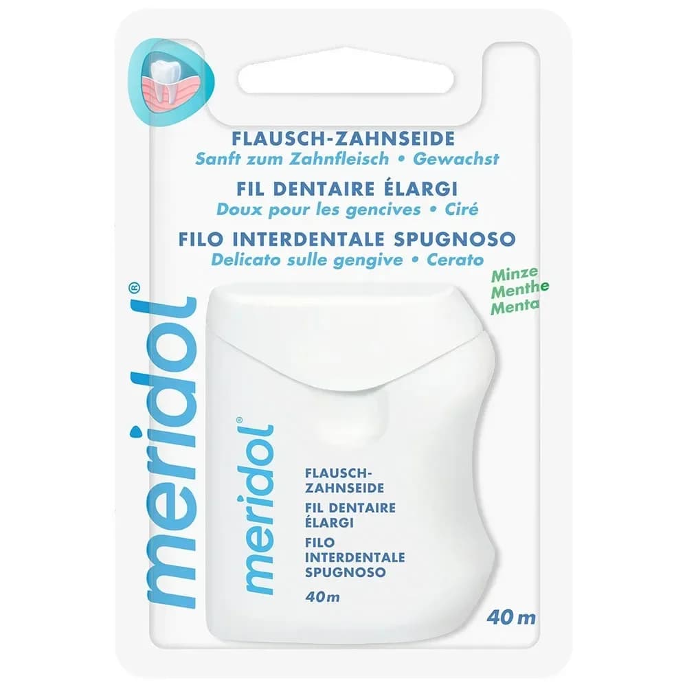 Meridol Flausch Zahnzeide gewachst