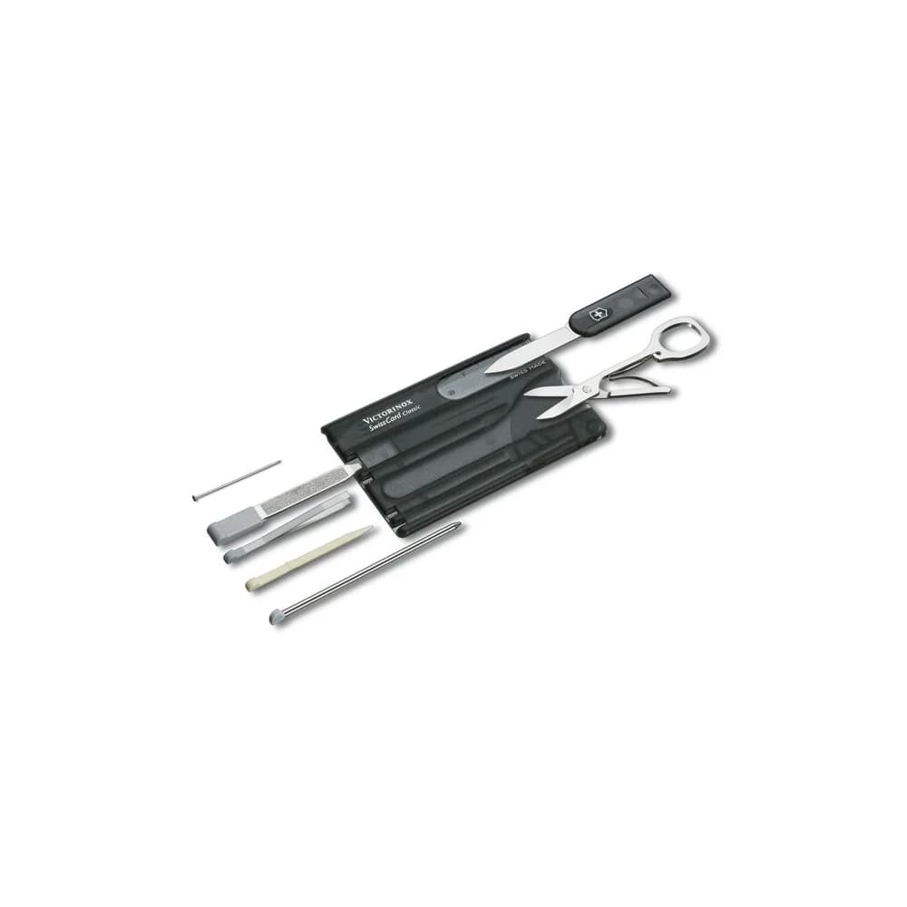 Victorinox SwissCard Classic, schwarz transparent