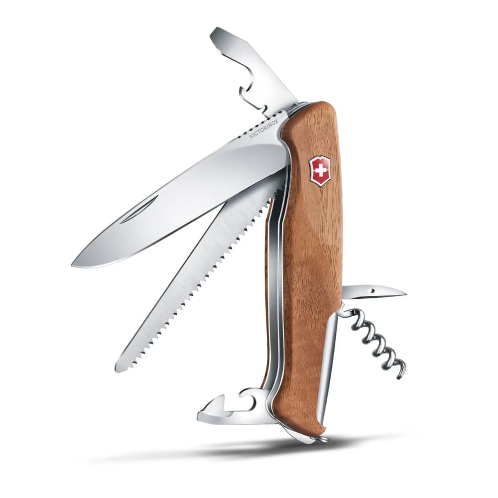 Victorinox Ranger 55 Wood, 130mm, braun