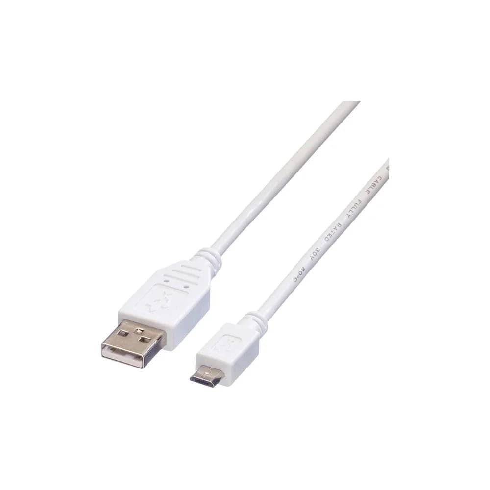 VALUE 11998755 - USB 2.0 Kabel, A Stecker auf Micro-B Stecker, 3,0 m