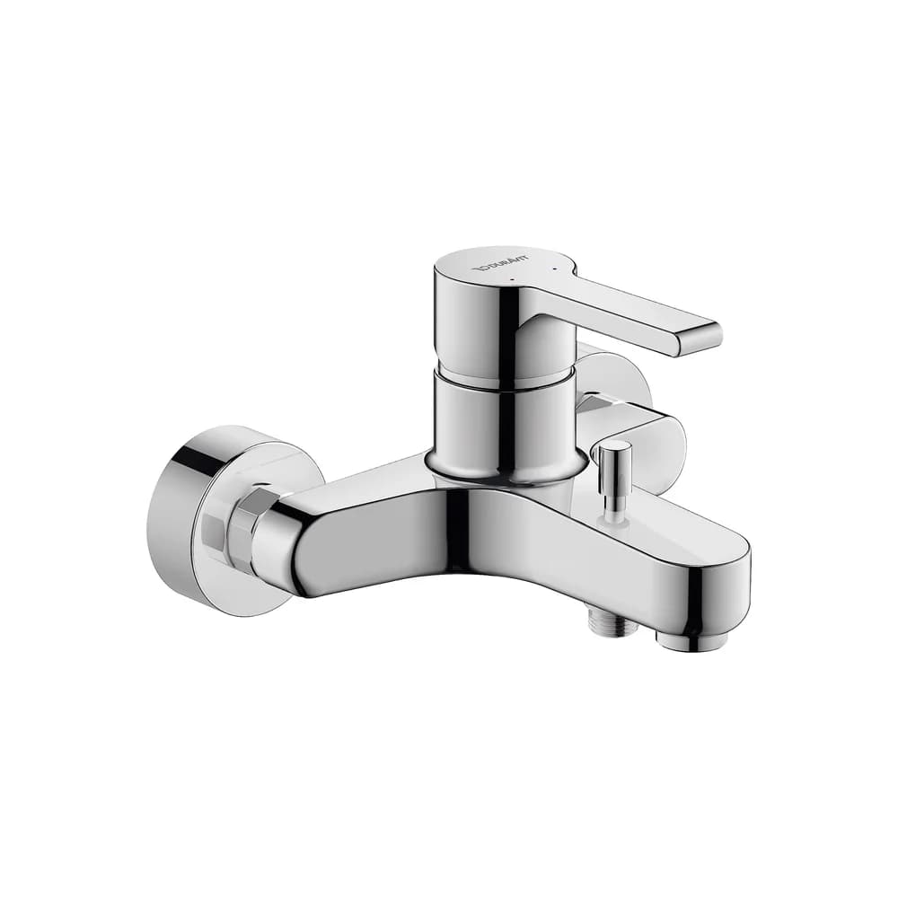 Duravit Wannen-Einhebelmischer B.2 AP, Wandmontage, chrom