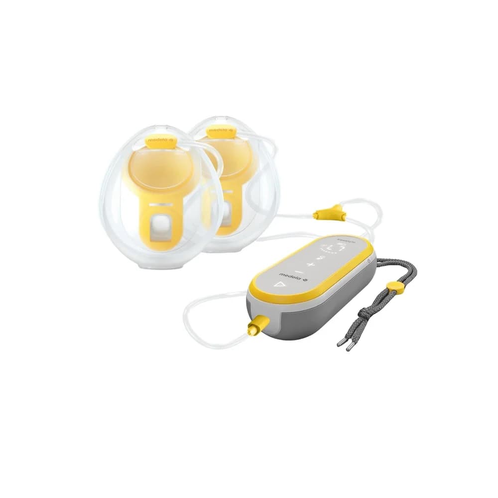 Medela Elektrische Doppelmilchpumpe Freestyle Hands Free, weiss