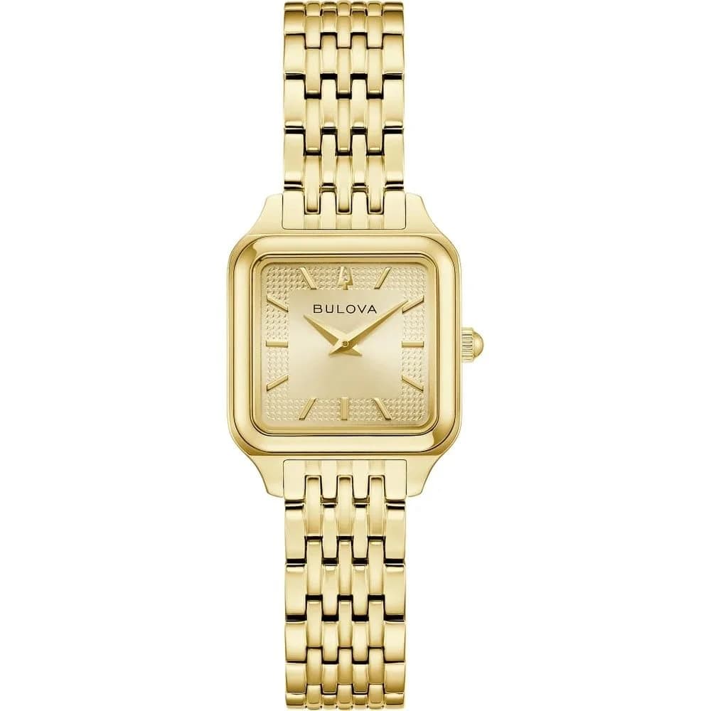 Bulova 97L191 Damen-Armbanduhr Classic Quarz Goldfarben