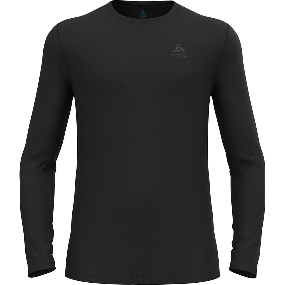 odlo Merino 160 Crew Neck Langarmshirt Herren 15000 - black M