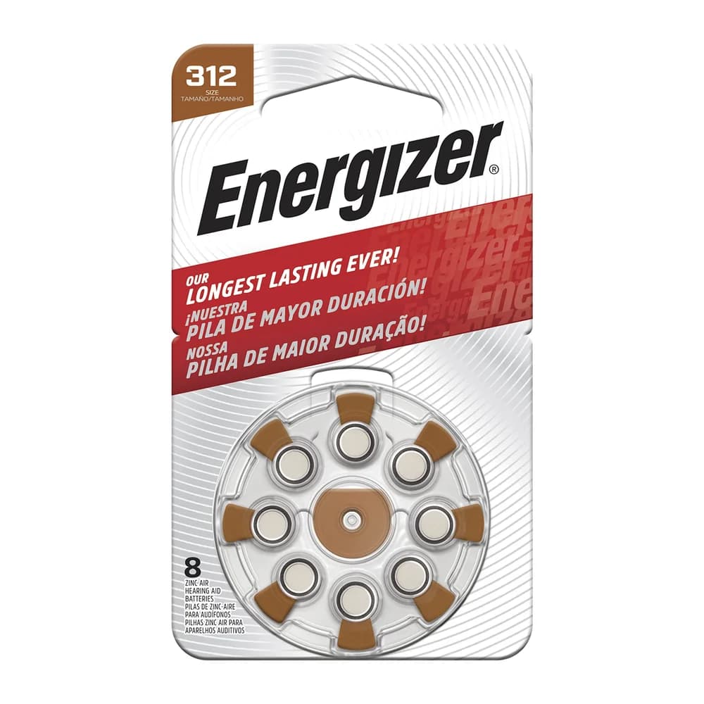 ENERGIZER Hörgerätebatterie 312 8 St