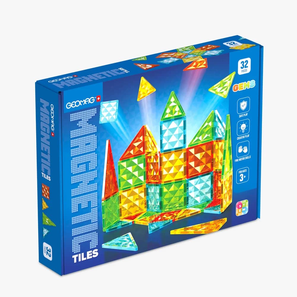 4101 Geomag Magnetic Tiles Gems 32