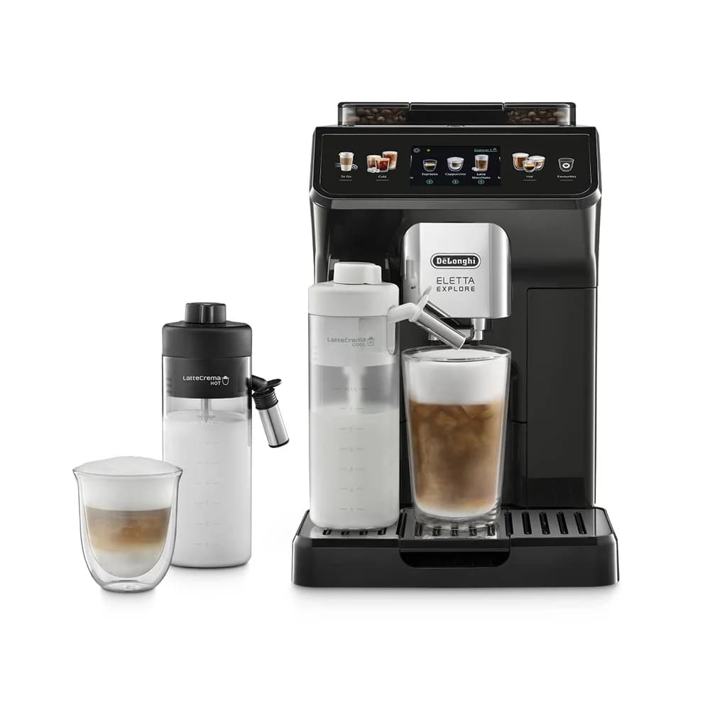 De'Longhi ECAM 450.55.G Eletta Kaffeevollautomat, Schwarz