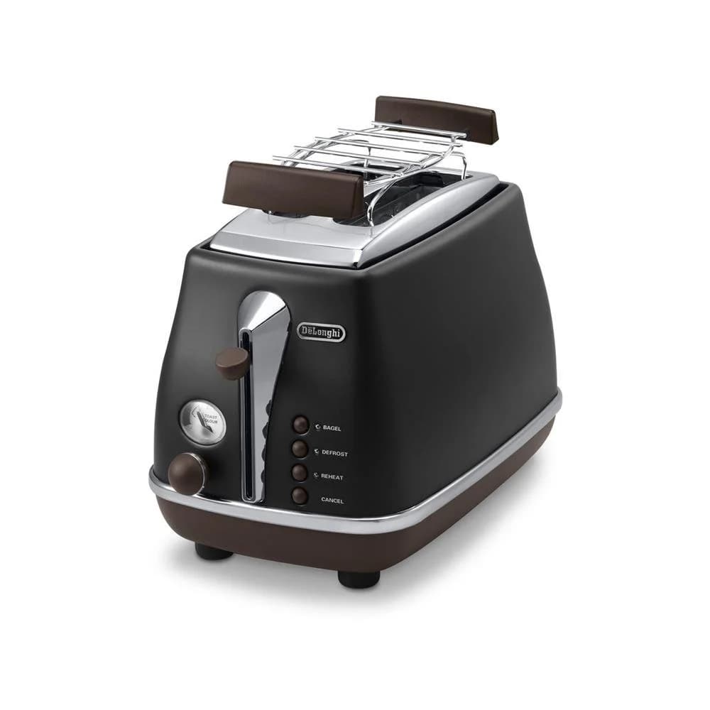 DeLonghi Toaster CTOV 2103.BKsw/leder