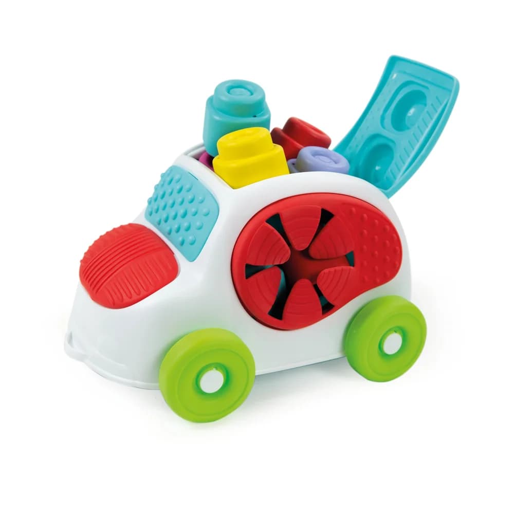 Clementoni® Spiel 17315 - Clemmy-Bausteine im sensorischen Auto