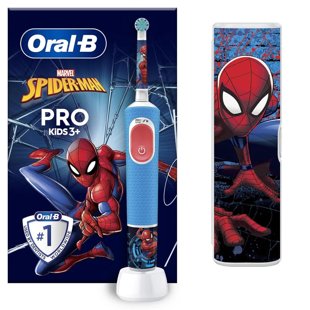ORAL-B Vitality Pro 103 Kids Spiderman mit Reiseetui