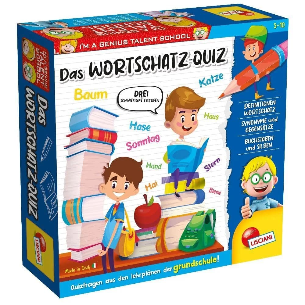 Lisciani DE66650 - Das Wortzschatz-Quiz