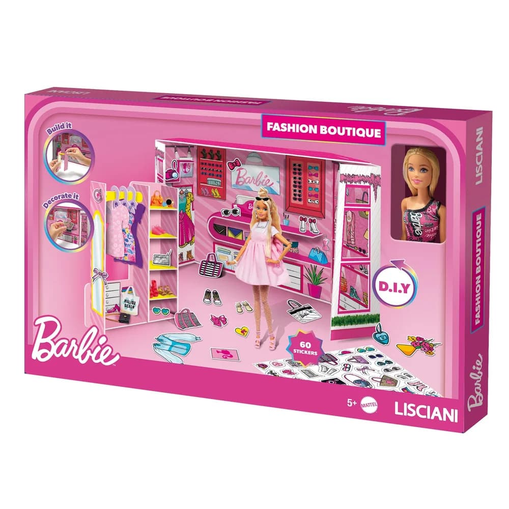 Lisciani 76918 - Barbie Fashion Boutique mit Barbie-Puppe