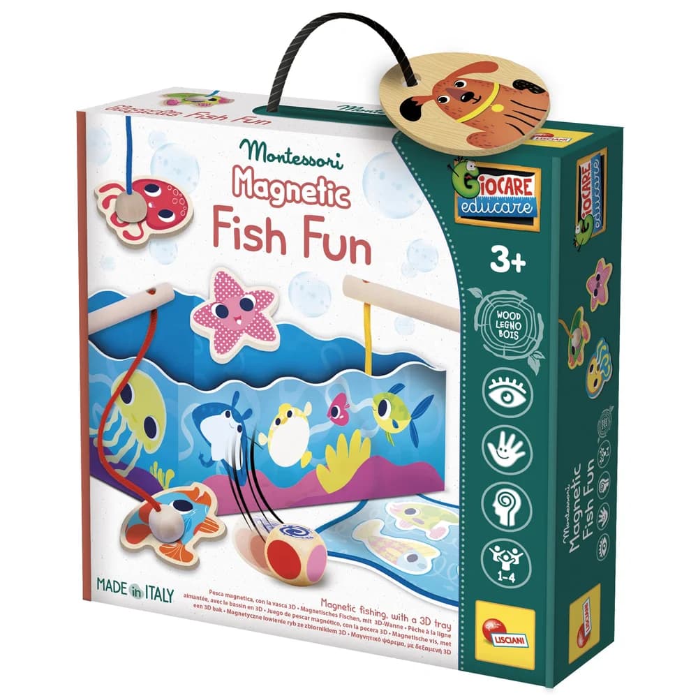 Lisciani 98354 - Montessori - Magnetic Fish Fun
