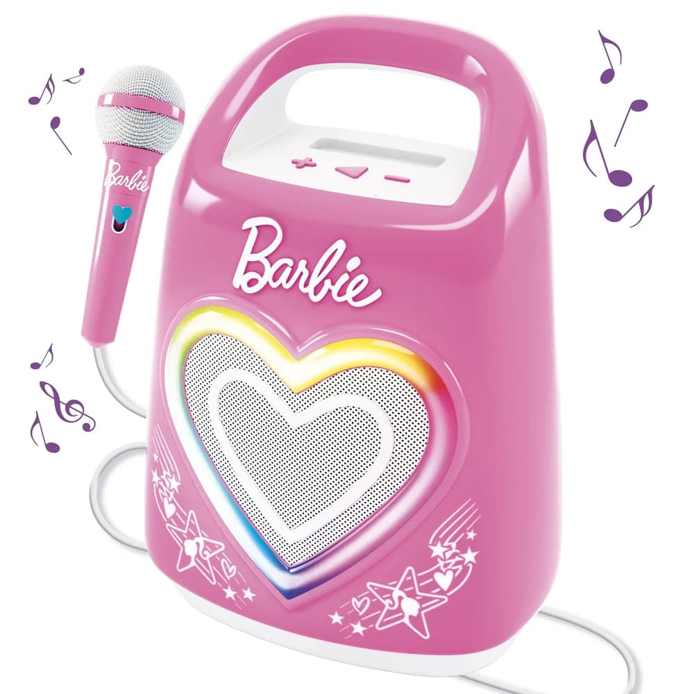 Lisciani 104475 - Barbie Partymaker Lautsprecher und Mikrofon