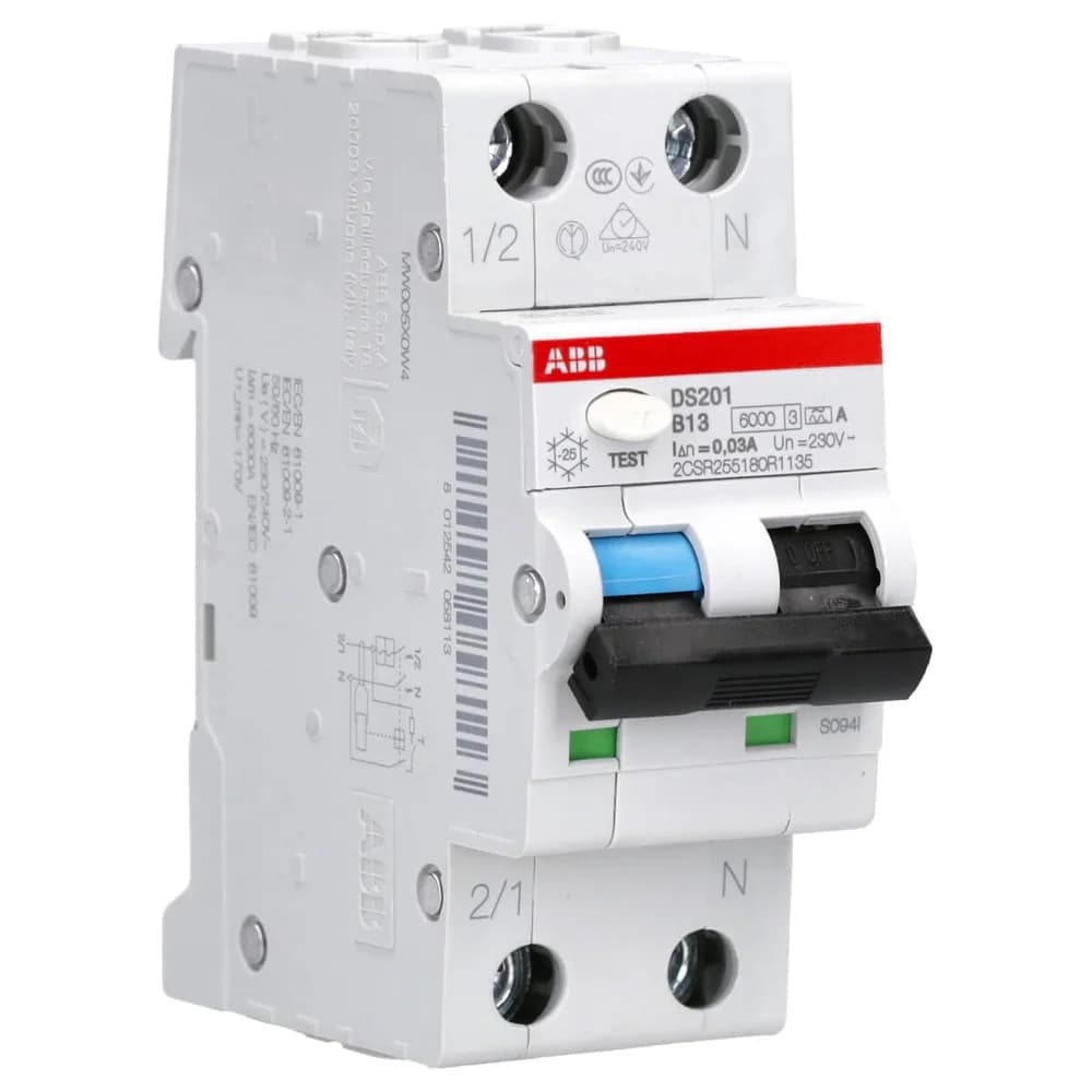 ABB Stotz S&J FI/LS-Schalter DS201A-B13/0,03