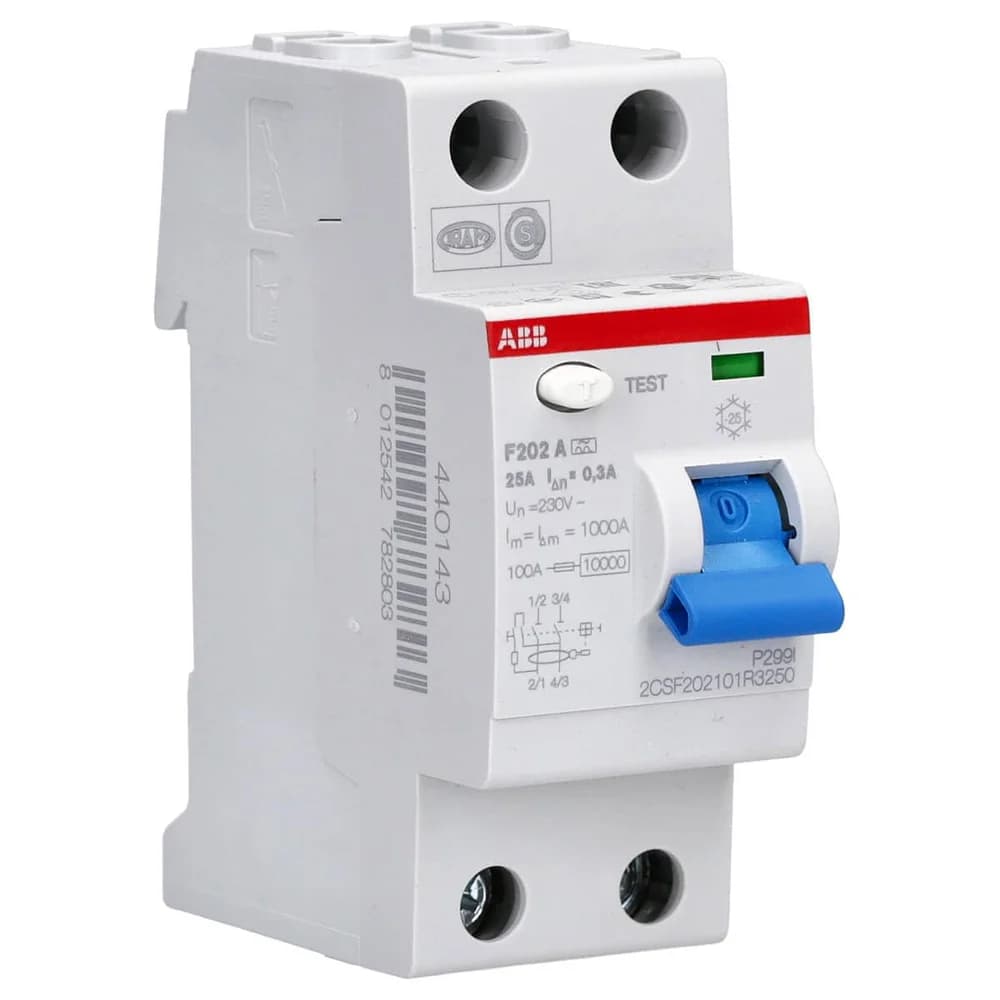 ABB Stotz S&J FI-Schutzschalter F202A-25/0,3